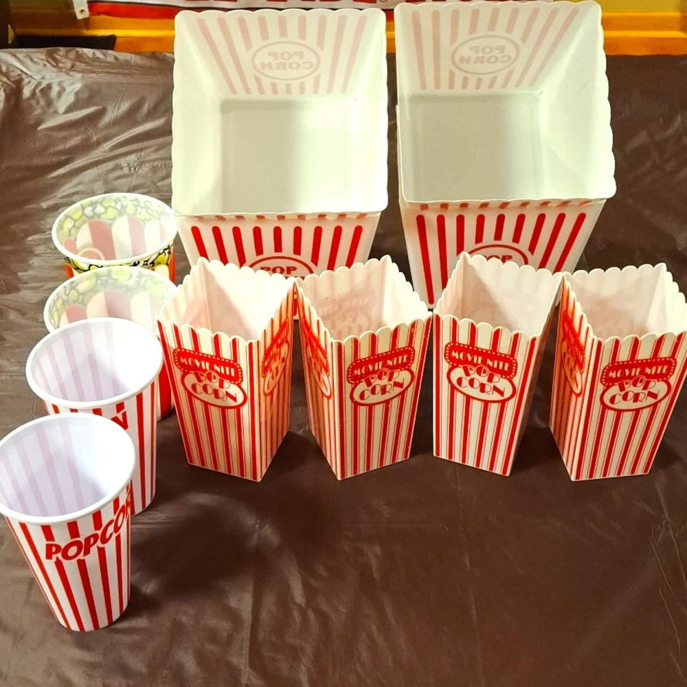 Popcorn Serving Bowls
